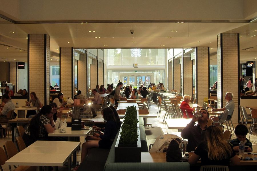 Food court at Halifax Shopping Centre